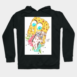 tattooed sponge Hoodie